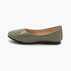 Girls Pumps - Green