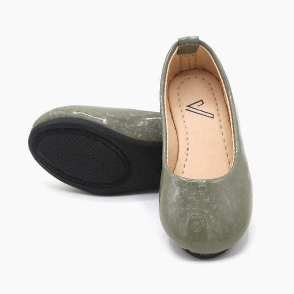 Girls Pumps - Green