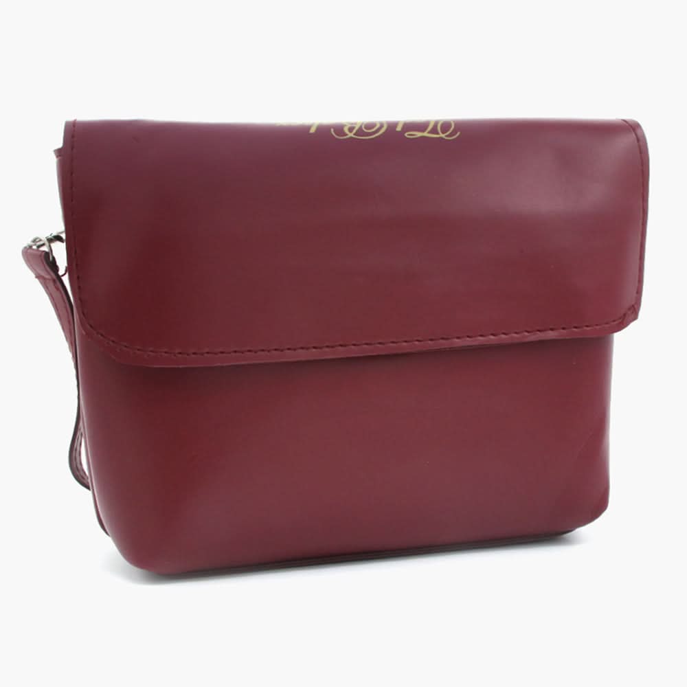 Women's Shoulder Bag - Maroon, Women Bags, Chase Value, Chase Value