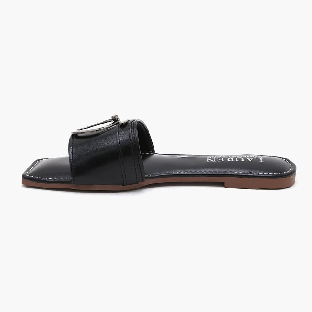 Women's Slipper - Black, Women Slippers, Chase Value, Chase Value