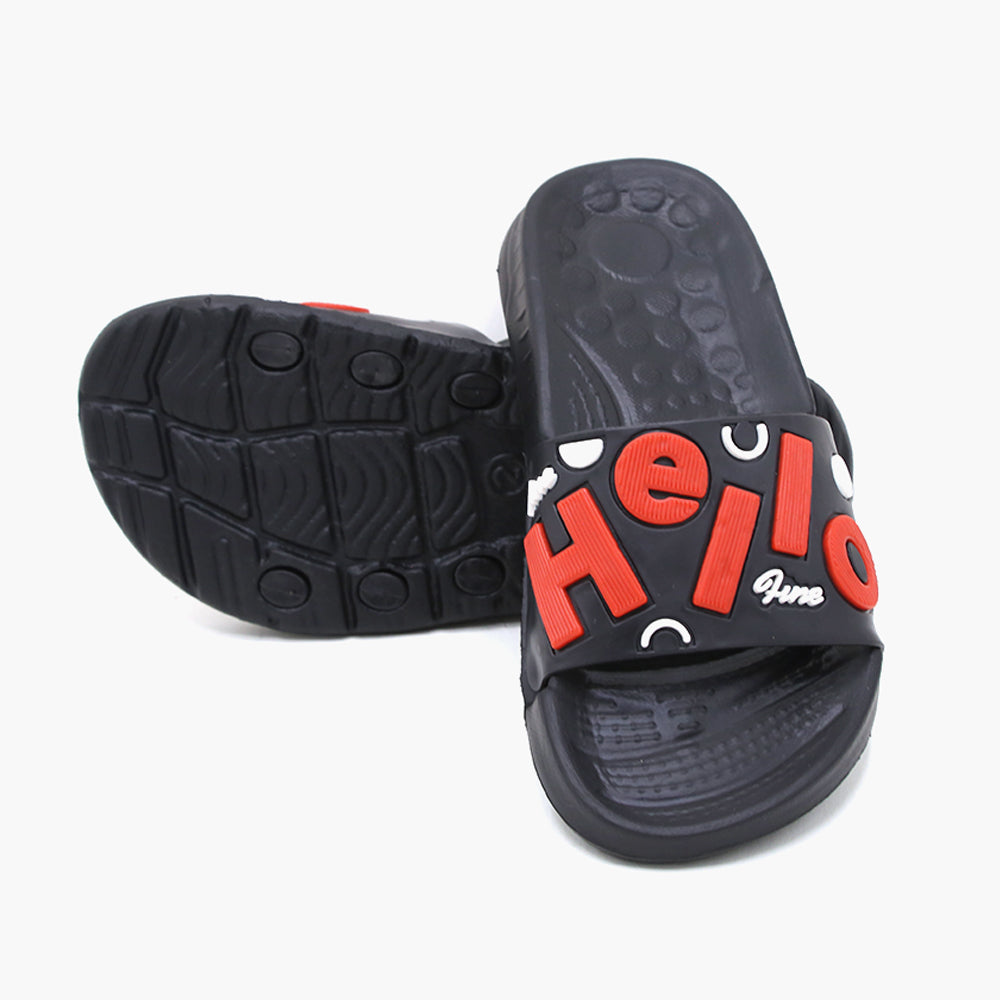 Boys Slider - Red, Boys Slippers, Chase Value, Chase Value