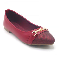 Women's Pumps - Maroon