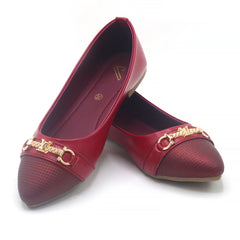 Women's Pumps - Maroon