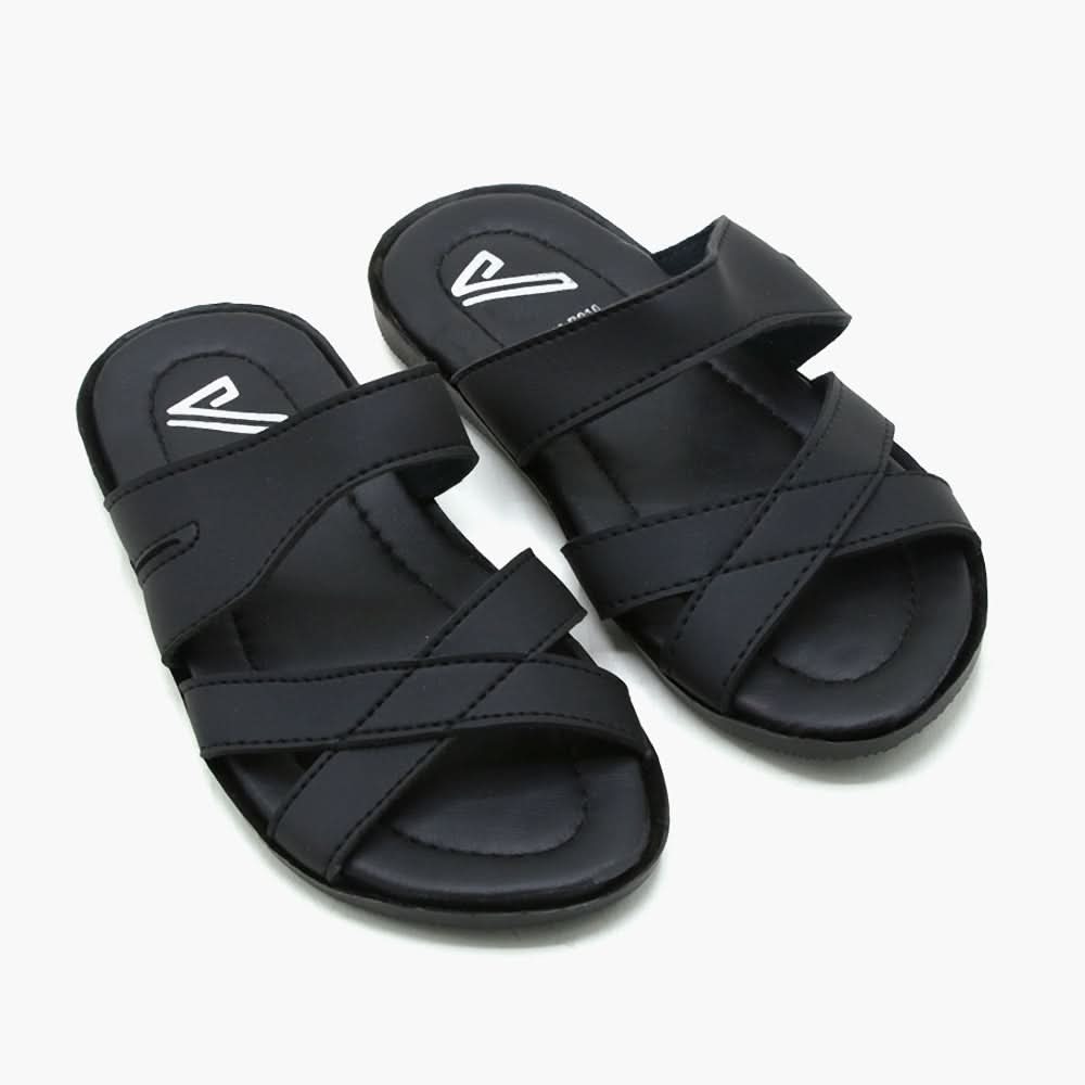 Boys Slipper - Black, Boys Slippers, Chase Value, Chase Value