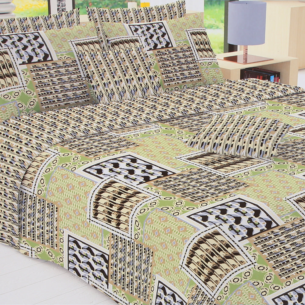 King Size 8 Piece Quilt Cover Set - Q-9, King Size Bed Sheet, Chase Value, Chase Value