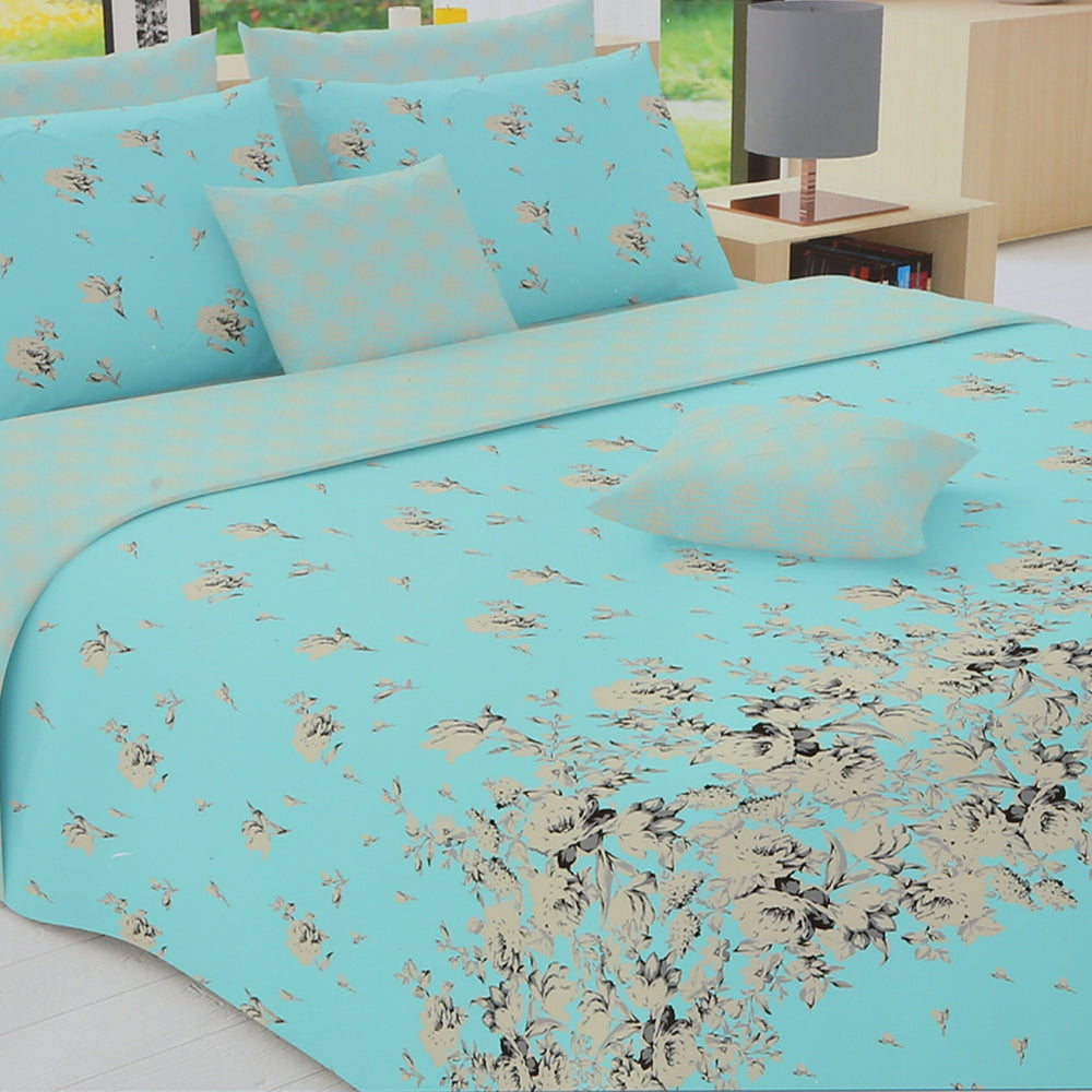 King Size 8 Piece Quilt Cover Set - Q-8, King Size Bed Sheet, Chase Value, Chase Value