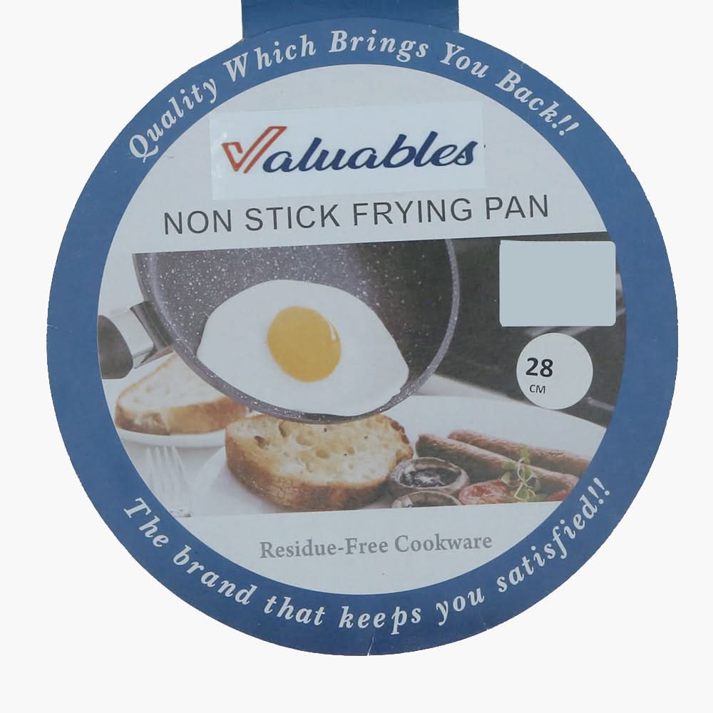 Valuables Non Stick Marble Fry Pan - 28Cm, Cookware & Pans, Chase Value, Chase Value