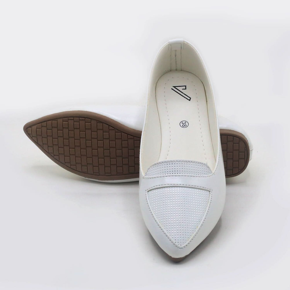 Women's Pumps - White, Women Pumps, Chase Value, Chase Value