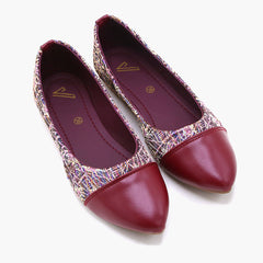 Women's Pumps - Maroon