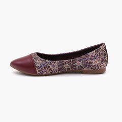 Women's Pumps - Maroon