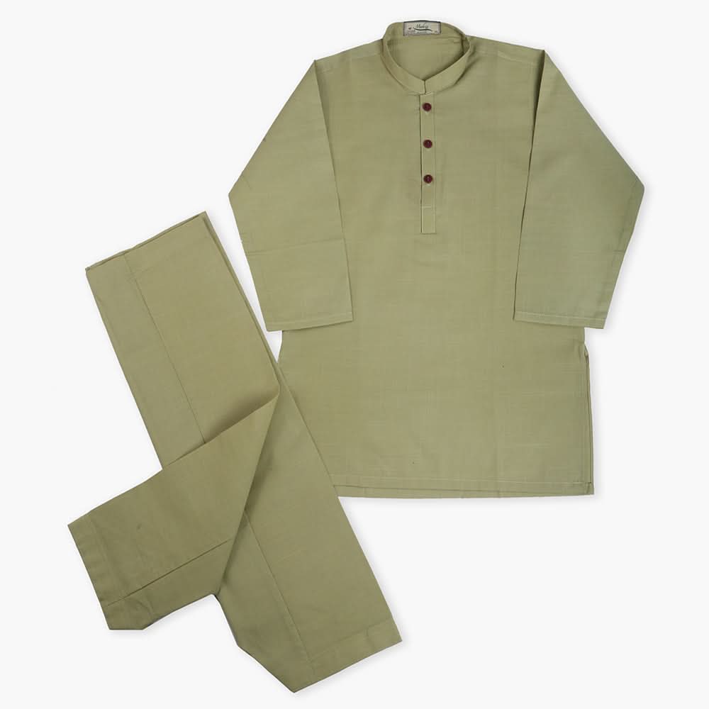 Boys Mashriq Shalwar Suit - Green, Boys Shalwar Kameez, Chase Value, Chase Value
