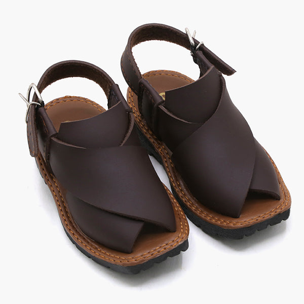 Boys Peshawri Sandal - Brown