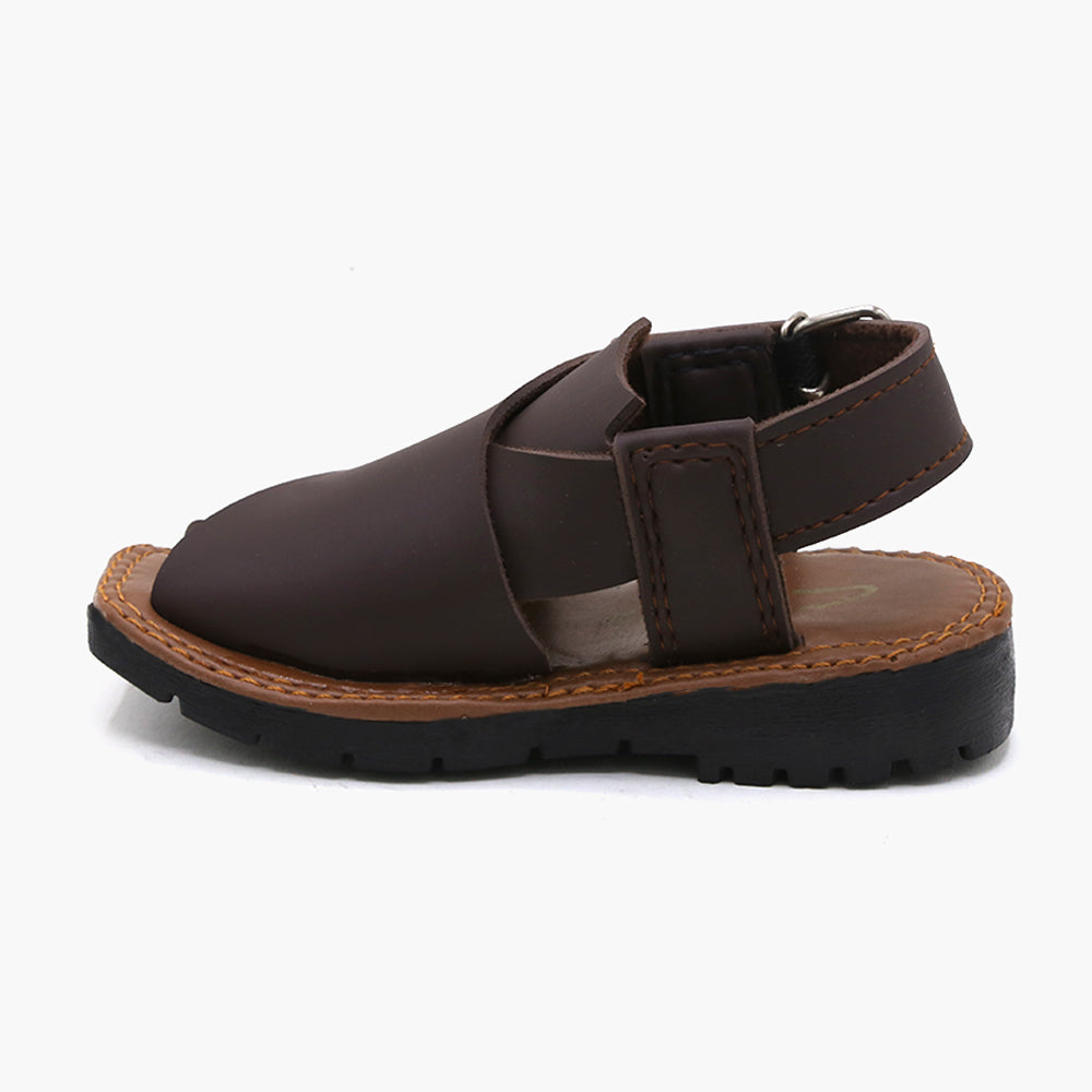 Boys Peshawari Sandal - Brown, Boys Sandals, Chase Value, Chase Value