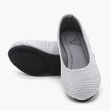 Girls Pumps - Grey, Girls Pump, Chase Value, Chase Value