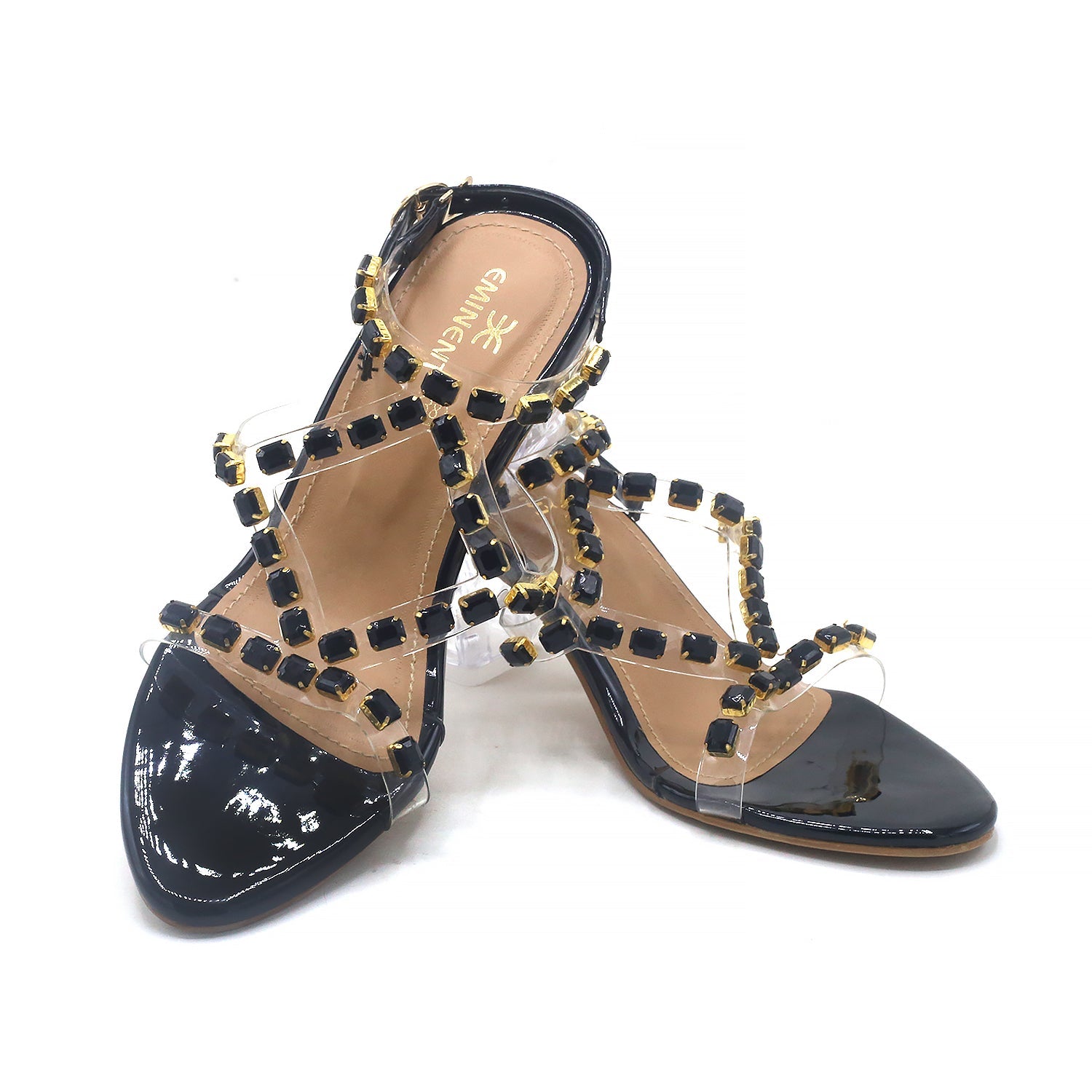 Eminent Women's Heel Sandal - Black, Women Heels, Eminent, Chase Value