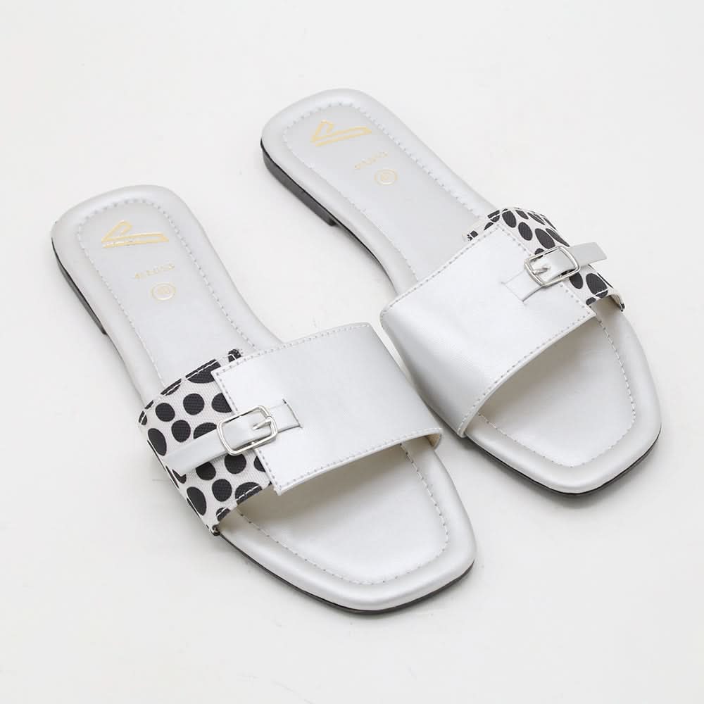 Women's Slipper - Silver, Women Slippers, Chase Value, Chase Value