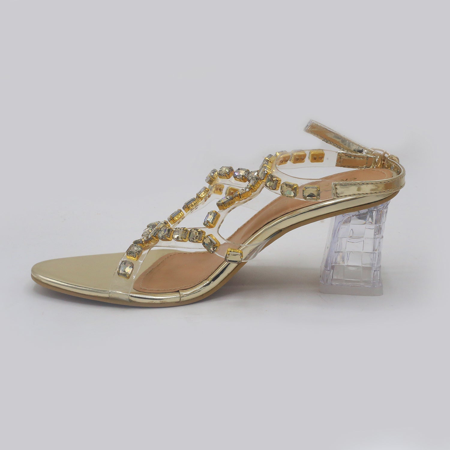 Eminent Women's Heel Sandal - Golden, Women Heels, Eminent, Chase Value