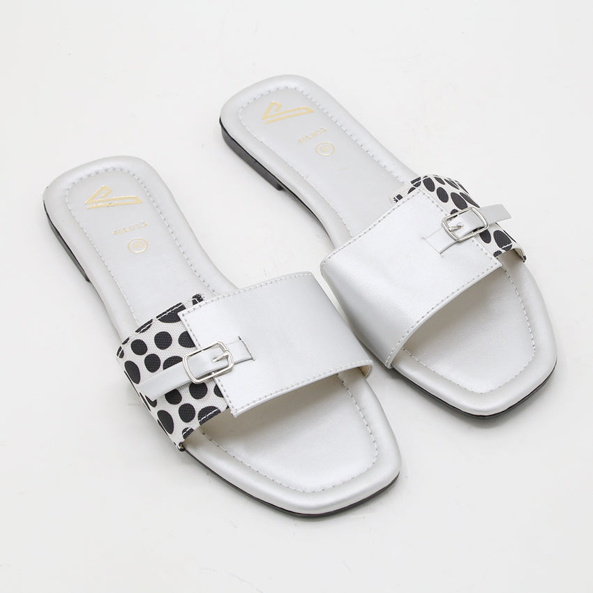 Women's Slipper - Silver