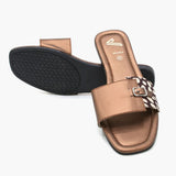 Women's Slipper - Copper, Women Slippers, Chase Value, Chase Value