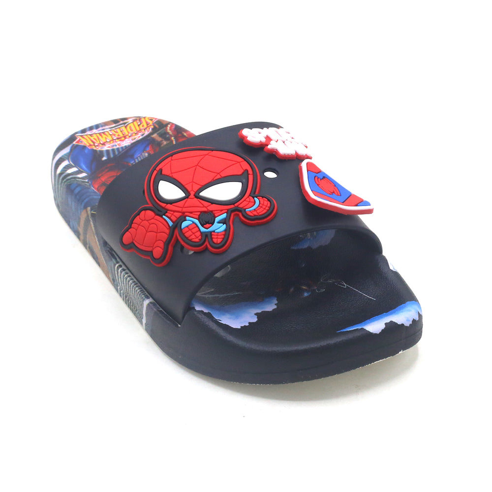 Boys Slider - Black, Boys Slippers, Chase Value, Chase Value