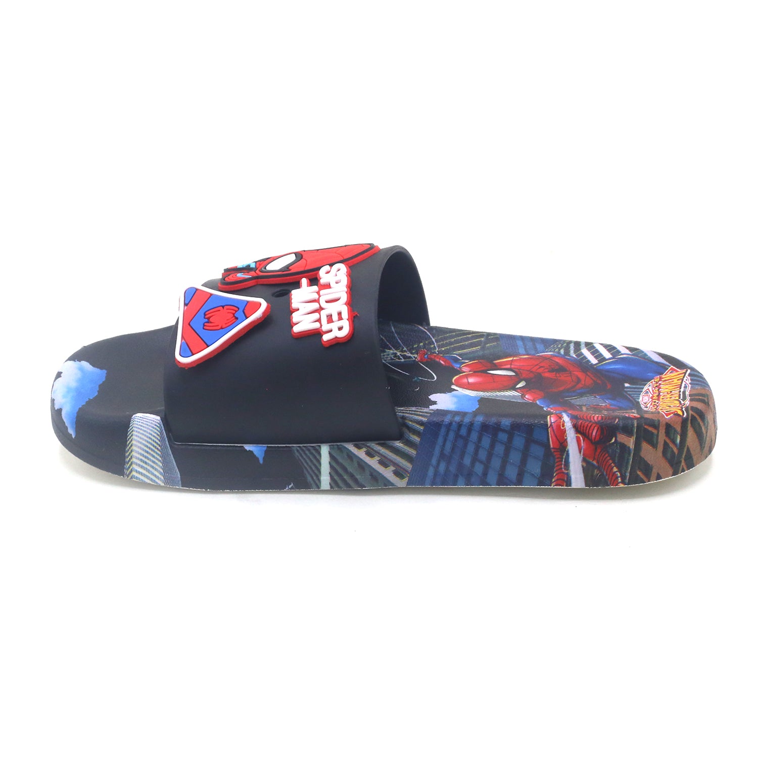 Boys Slider - Black, Boys Slippers, Chase Value, Chase Value