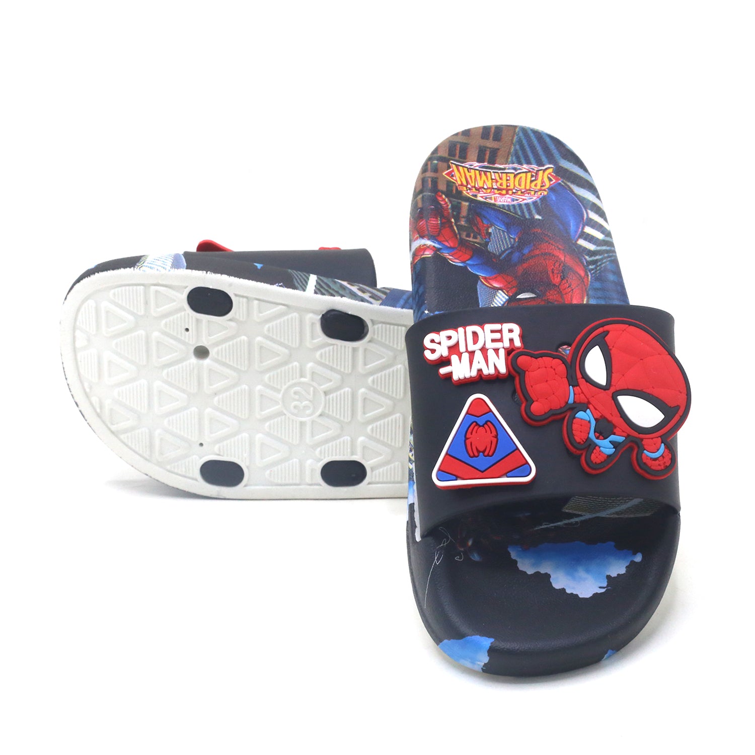 Boys Slider - Black, Boys Slippers, Chase Value, Chase Value