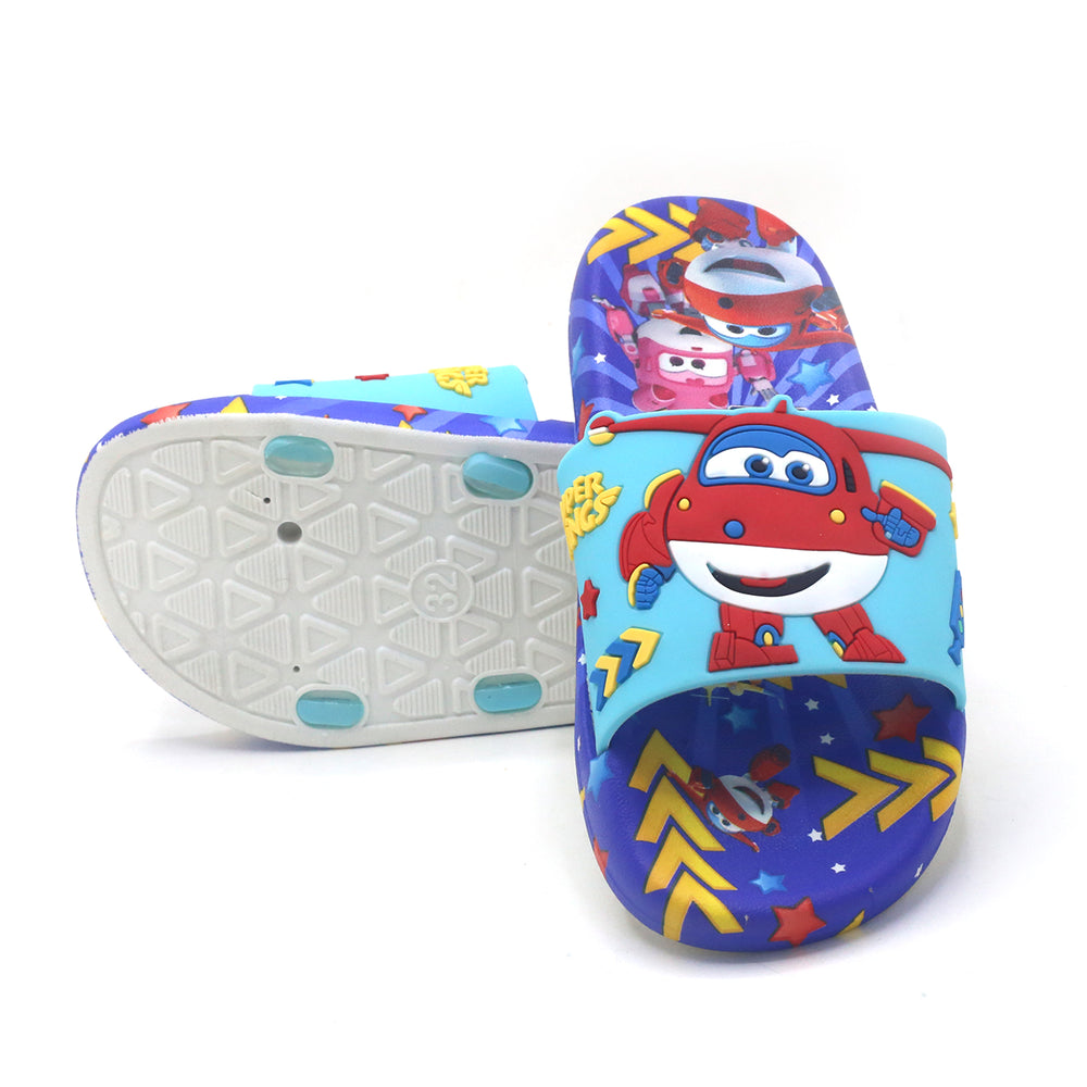 Boys Slider - Blue, Boys Slippers, Chase Value, Chase Value