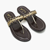 Women's Kolhapuri Slipper - Brown, Women Slippers, Chase Value, Chase Value