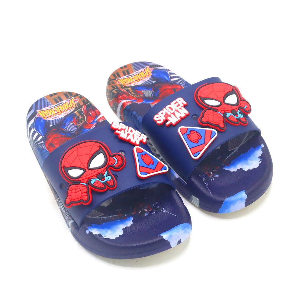 Boys Slider - Navy Blue, Boys Slippers, Chase Value, Chase Value
