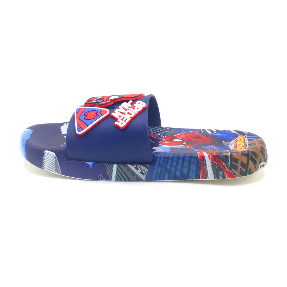 Boys Slider - Navy Blue, Boys Slippers, Chase Value, Chase Value
