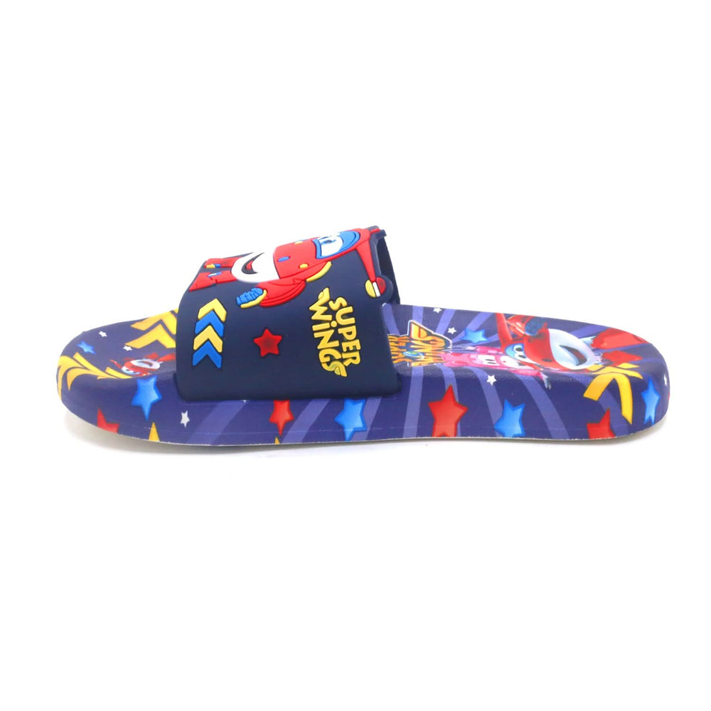 Boys Slider - Navy Blue, Boys Slippers, Chase Value, Chase Value