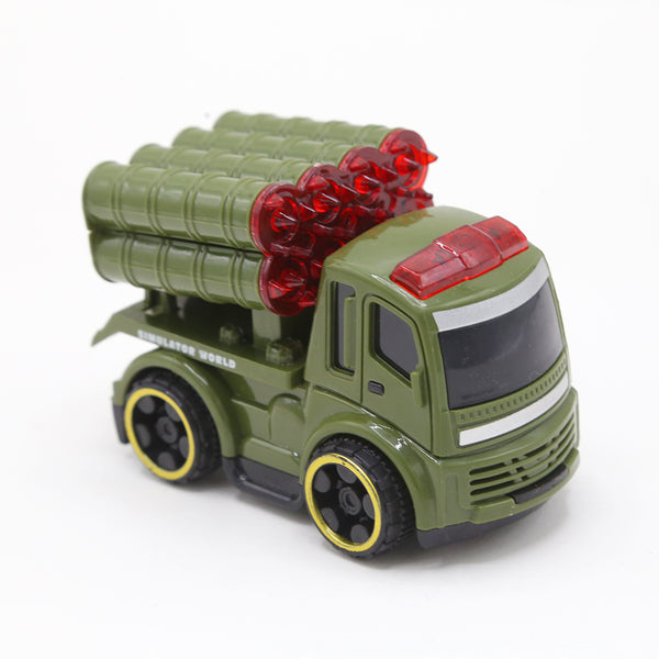 Non Remote Control Army Truck - Green