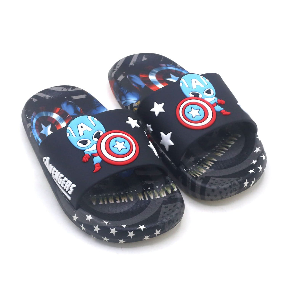 Boys Slider - Black, Boys Slippers, Chase Value, Chase Value
