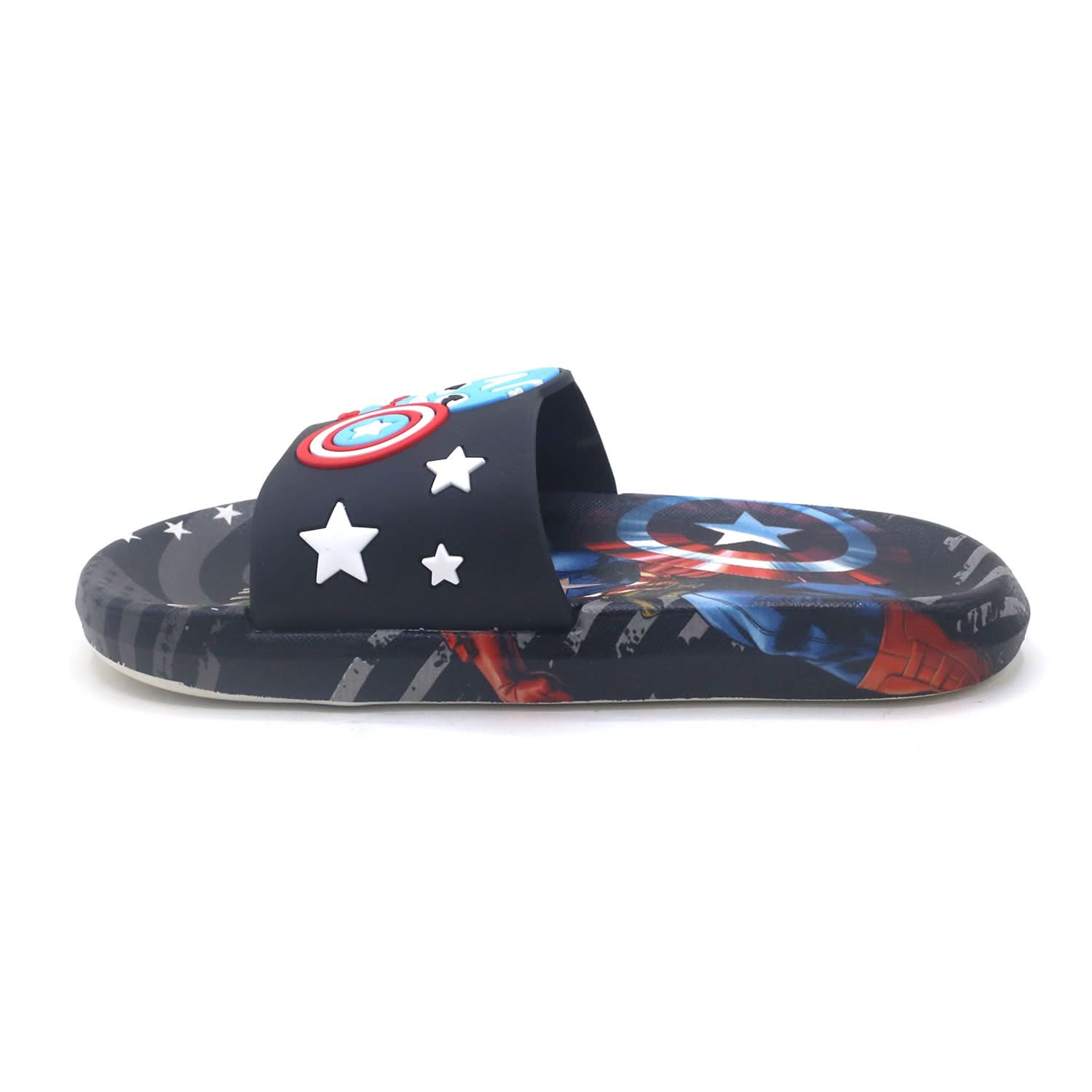 Boys Slider - Black, Boys Slippers, Chase Value, Chase Value