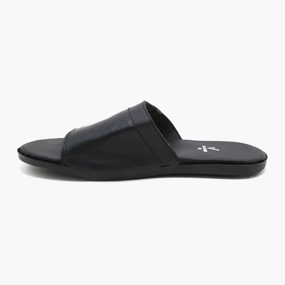 Men's Slipper - Black, Men's Slippers, Chase Value, Chase Value