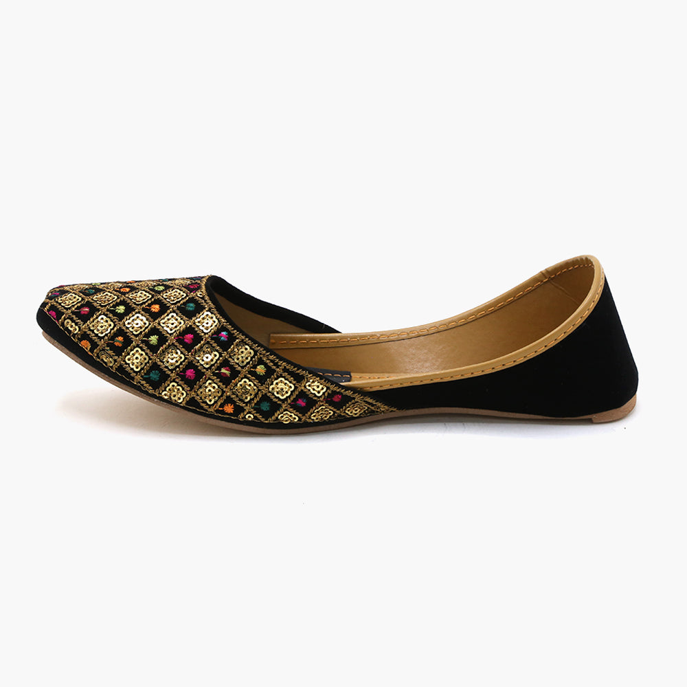 Women's Khussa - Black, Women Khussa, Chase Value, Chase Value