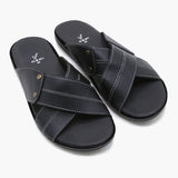 Men's Slipper - Black, Men's Slippers, Chase Value, Chase Value
