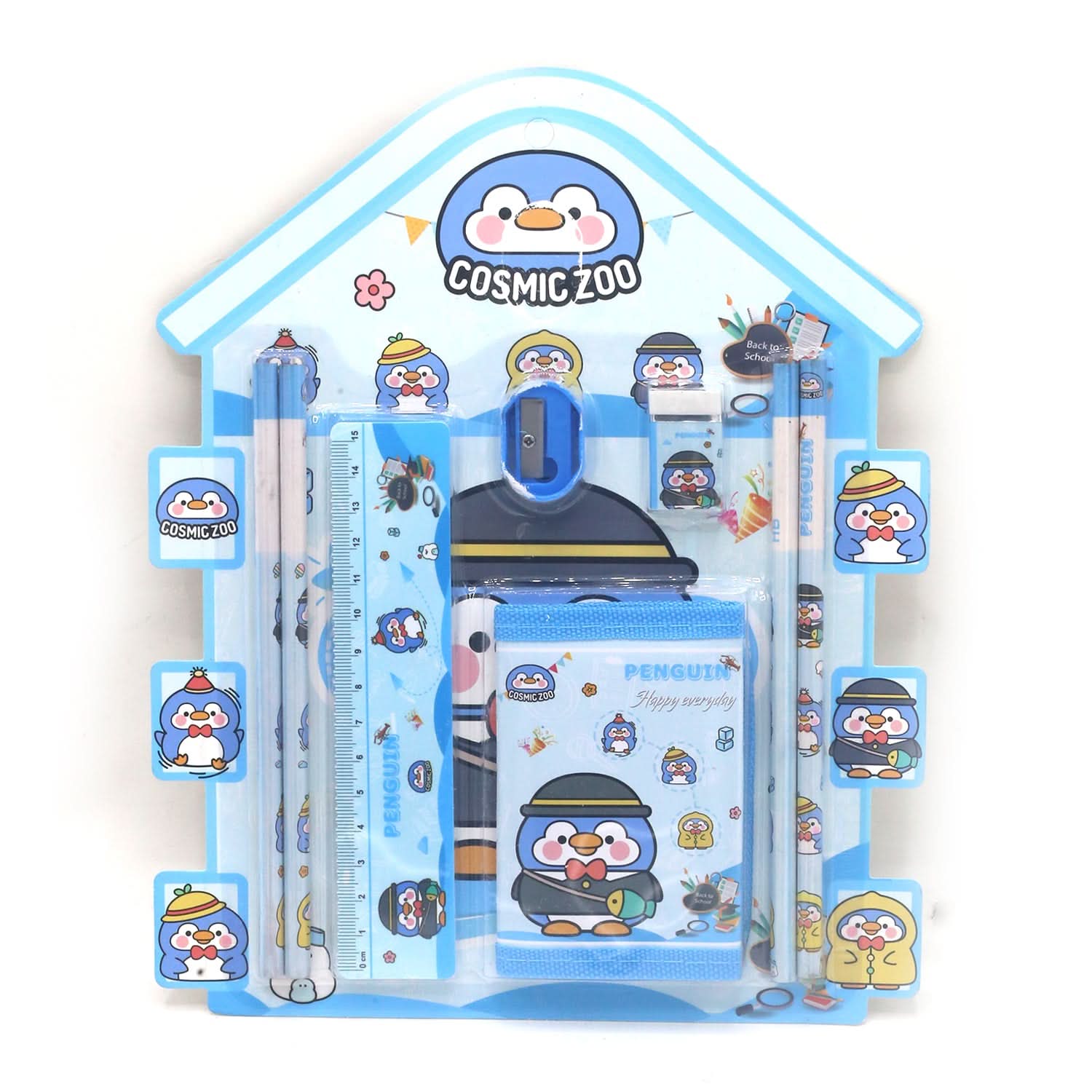 Stationery Set - Blue, Pencil Boxes & Stationery Sets, Chase Value, Chase Value