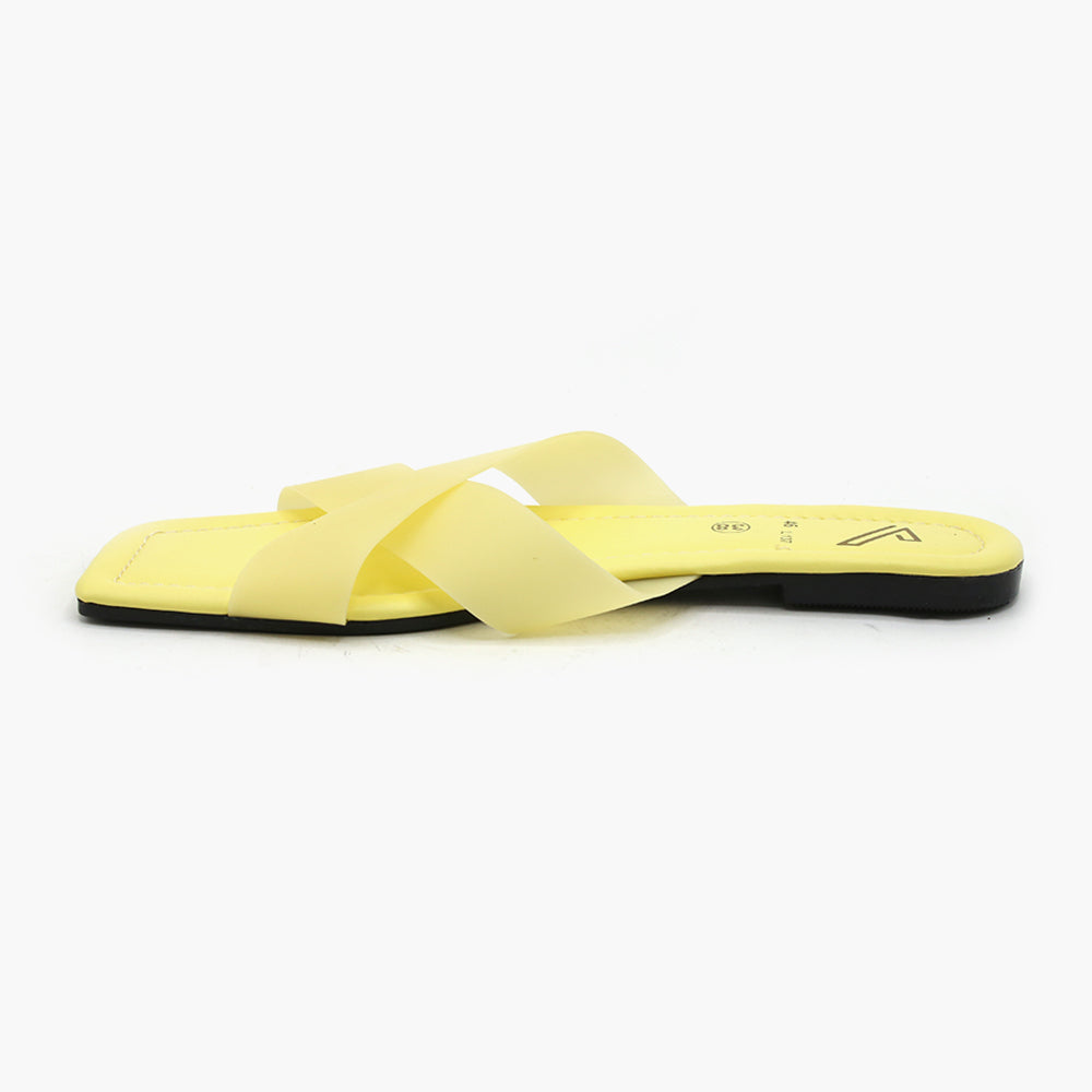 Women's Slipper - Yellow, Women Slippers, Chase Value, Chase Value