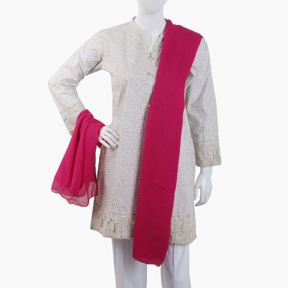 Women's Plain Chiffon Dupatta - Marjanda, Women Dupatta, Chase Value, Chase Value