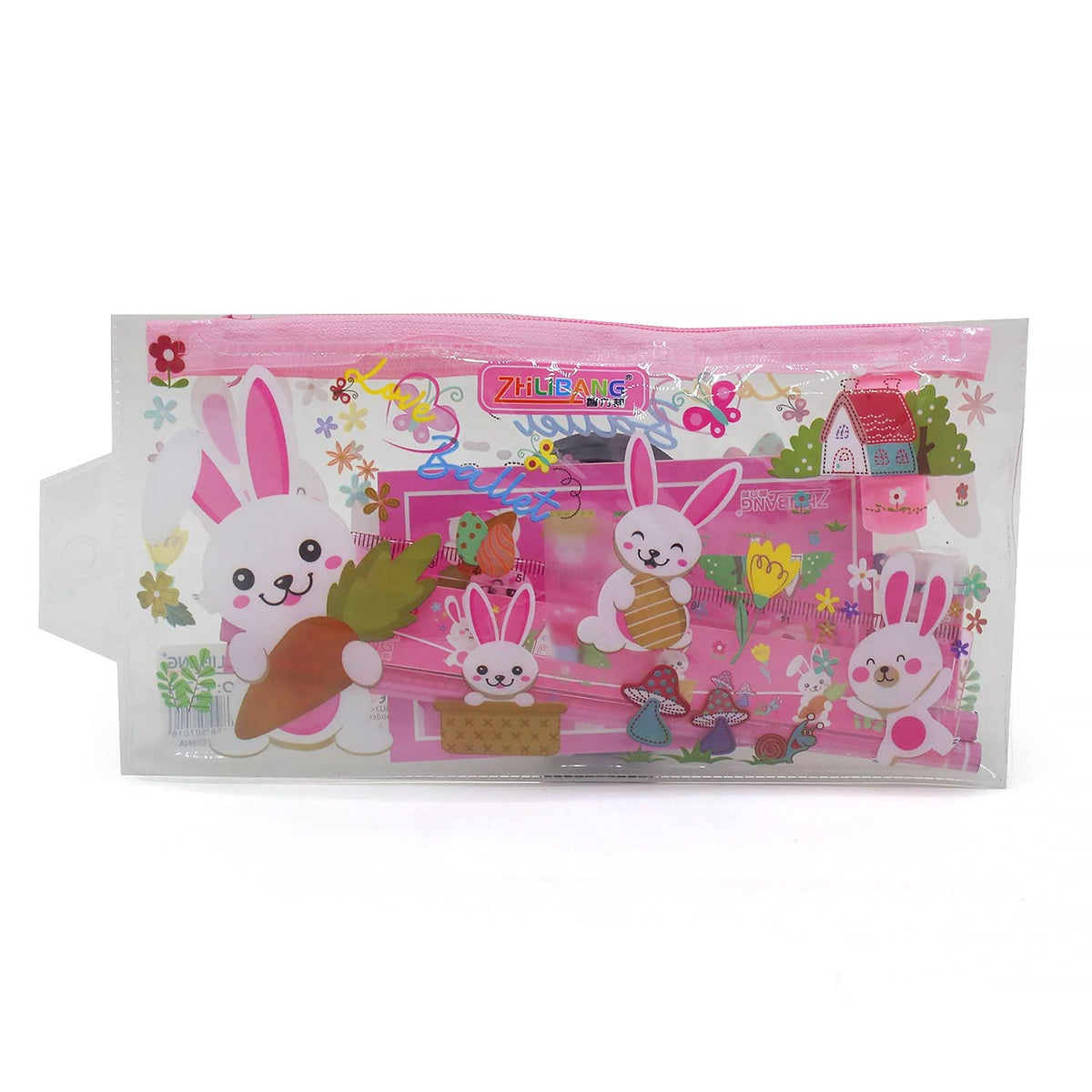 Stationery Set - Pink, Pencil Boxes & Stationery Sets, Chase Value, Chase Value