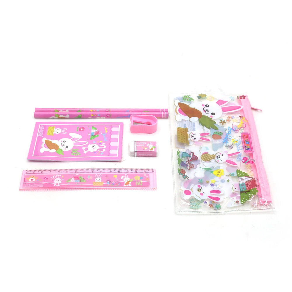 Stationery Set - Pink, Pencil Boxes & Stationery Sets, Chase Value, Chase Value