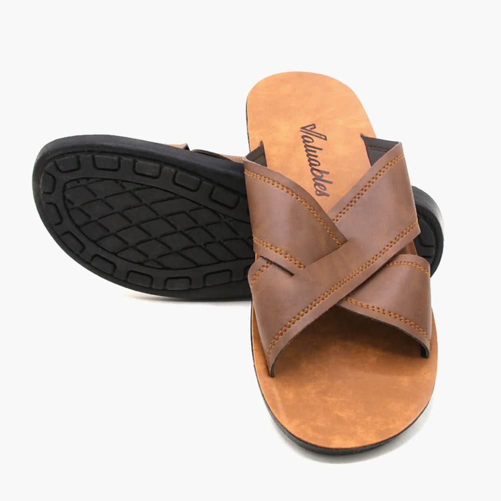 Men's Slipper - Mustard, Men's Slippers, Chase Value, Chase Value