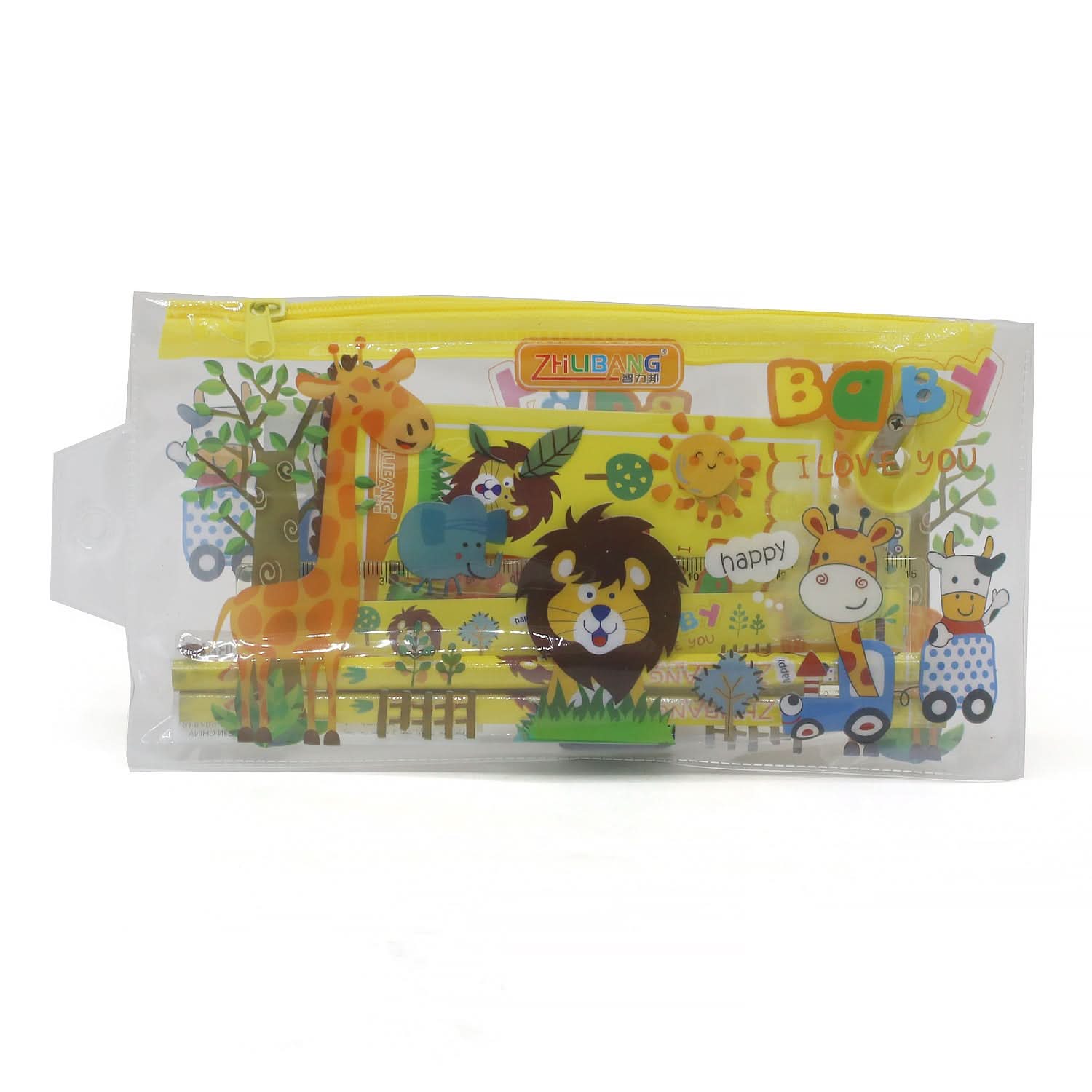 Stationery Set - Yellow, Pencil Boxes & Stationery Sets, Chase Value, Chase Value