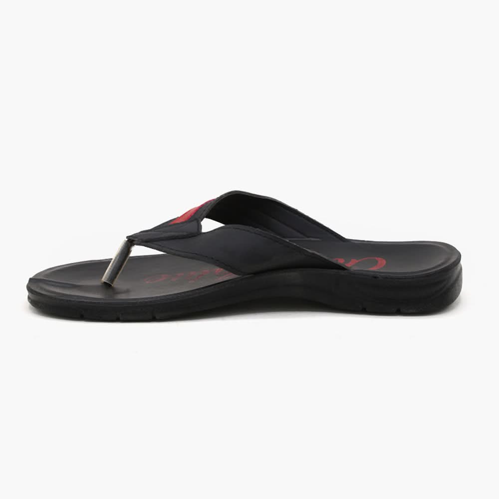 Men's Flip Flop Slipper - Black, Men's Slippers, Chase Value, Chase Value