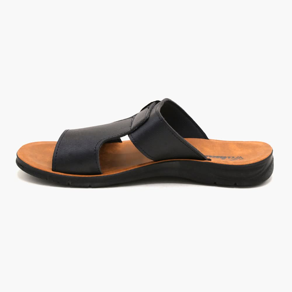Men's Slipper - Black, Men's Slippers, Chase Value, Chase Value