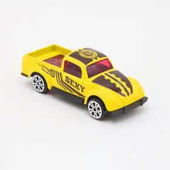 Friction Car Toy - Yellow, Non-Remote Control, Chase Value, Chase Value