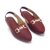 Valuable Women's Sandal - Maroon, Women Sandals, Chase Value, Chase Value