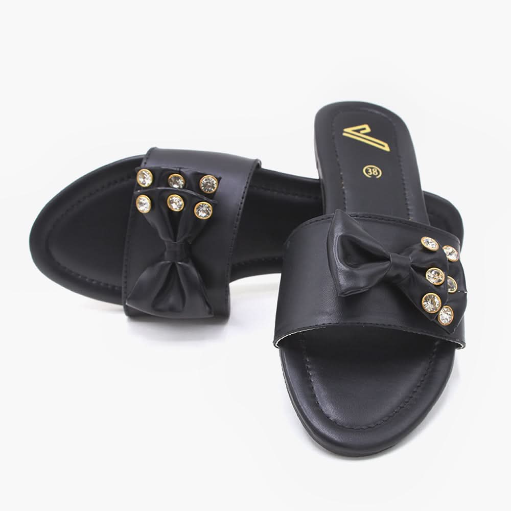 Women's Slipper - Black, Women Slippers, Chase Value, Chase Value
