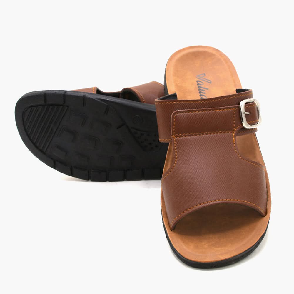 Men's Slipper - Brown, Men's Slippers, Chase Value, Chase Value